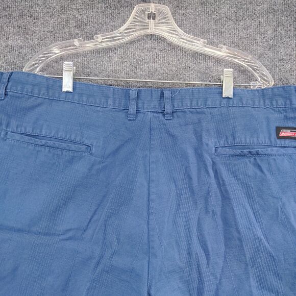 Dickies Mens Chino Shorts Blue Size 42 Slash Pockets Cotton Belt Loops - Picture 8 of 11